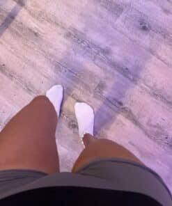 Getragene Socken