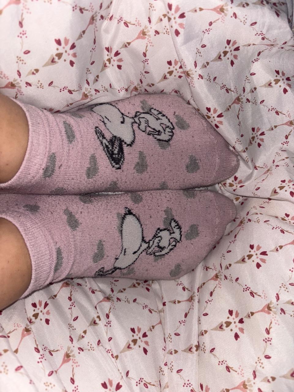 Pinke Socken