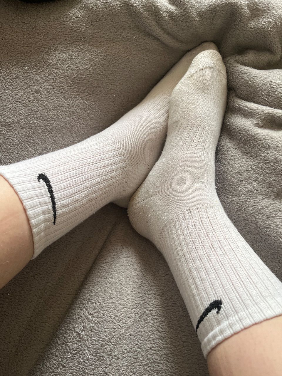 Nike Weiße Nike Socken, getragen  Size 39
