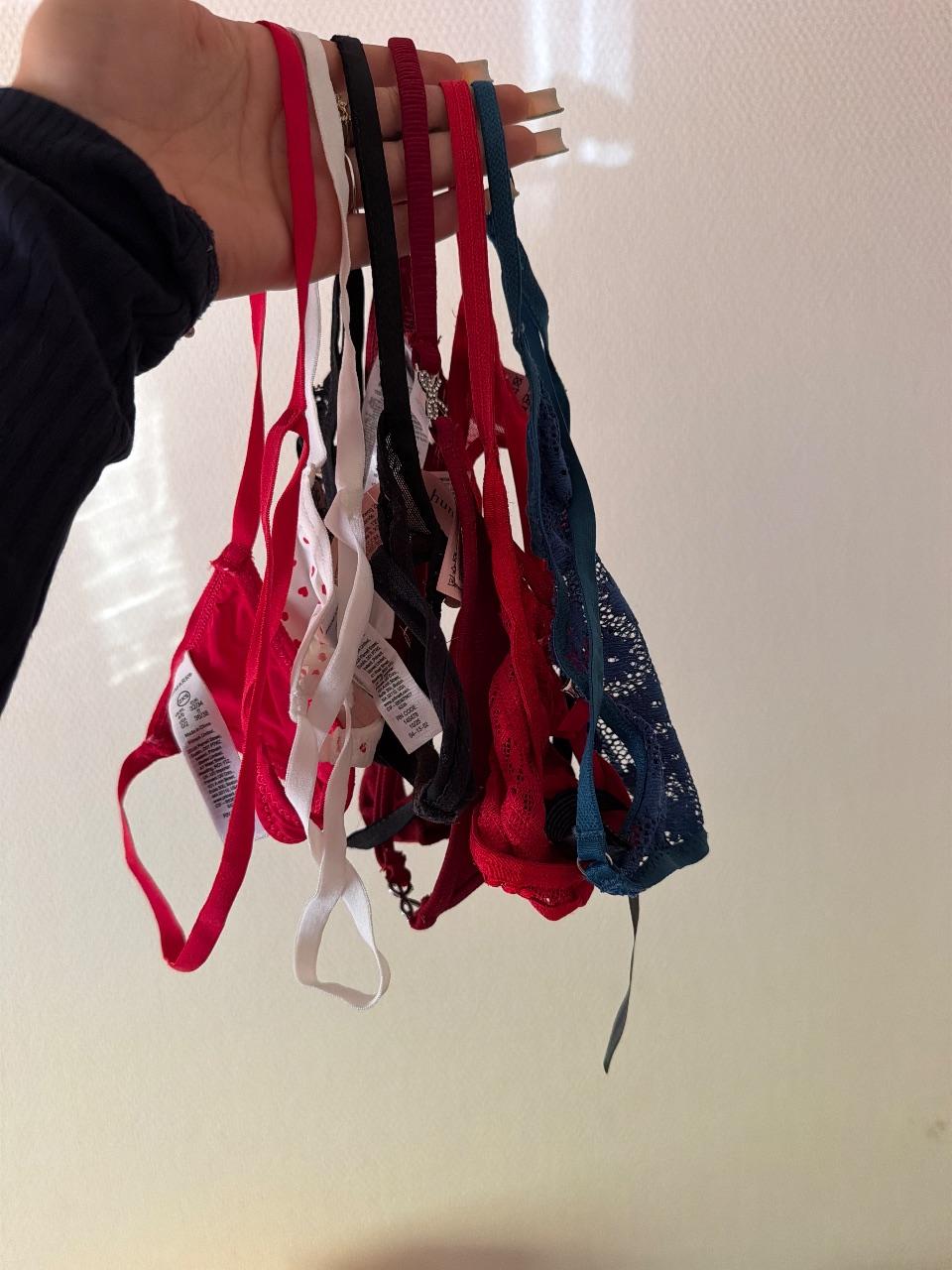 Used underwear mini strings