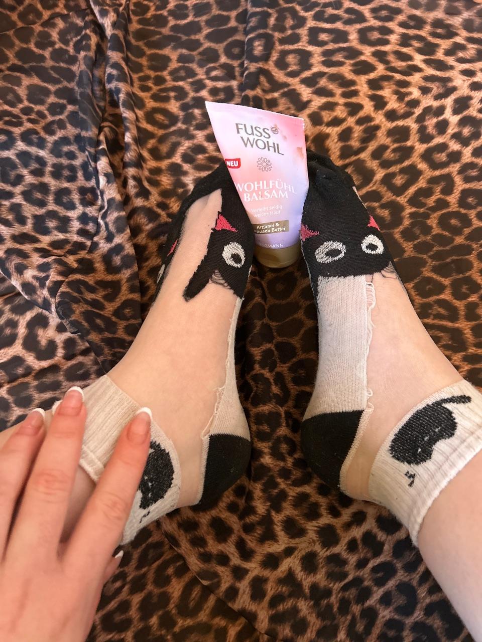 Wunderbare dreckige getragene socken