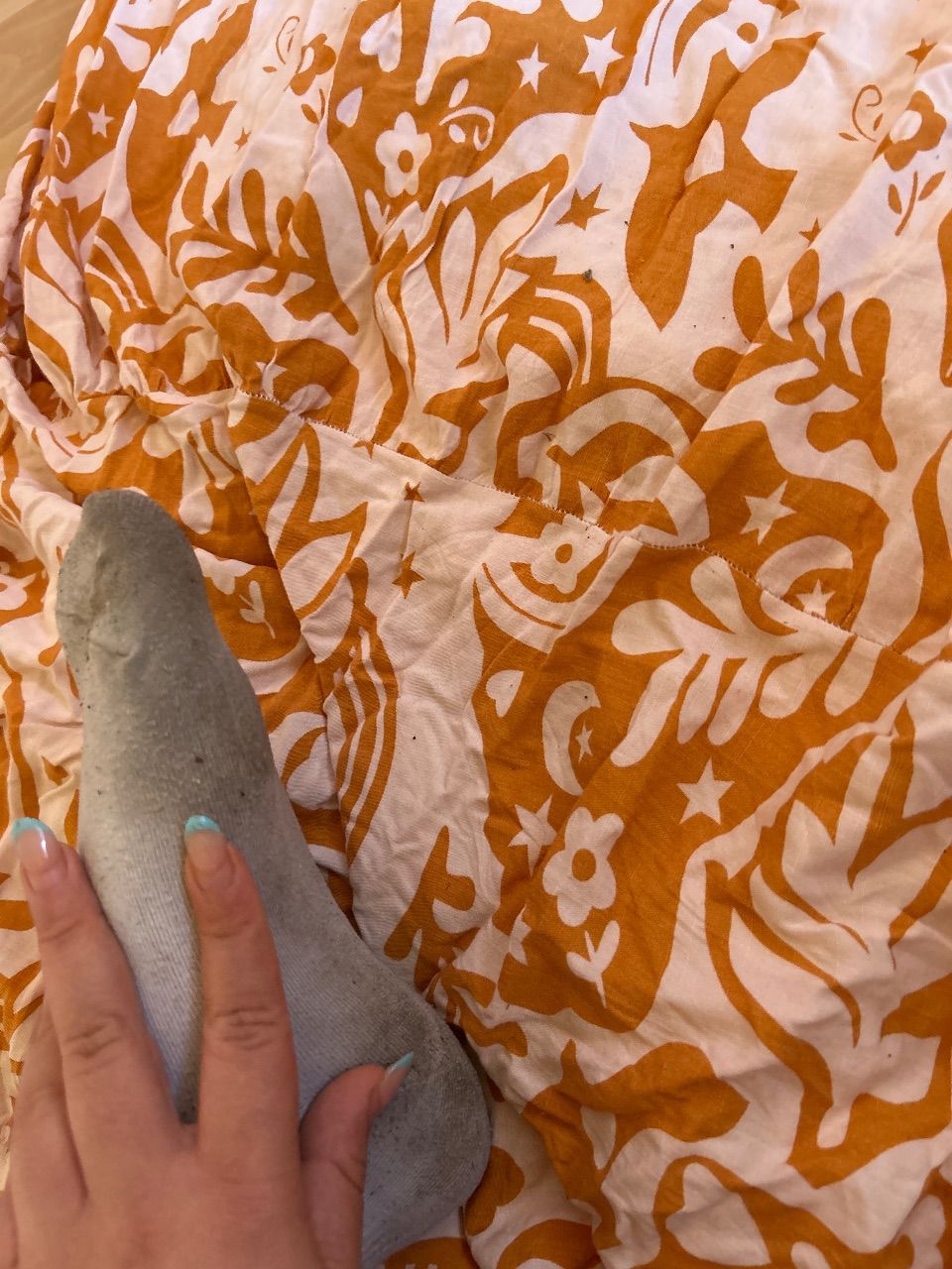 getragene socken für halbe preis 