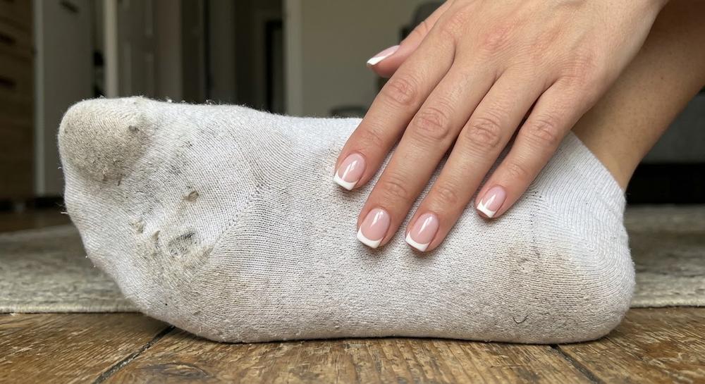 Frauen Socke Gr. 38 benutzt nach Sport