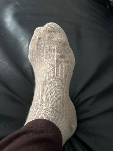 Getragene Socke in grösse 37 Size 37