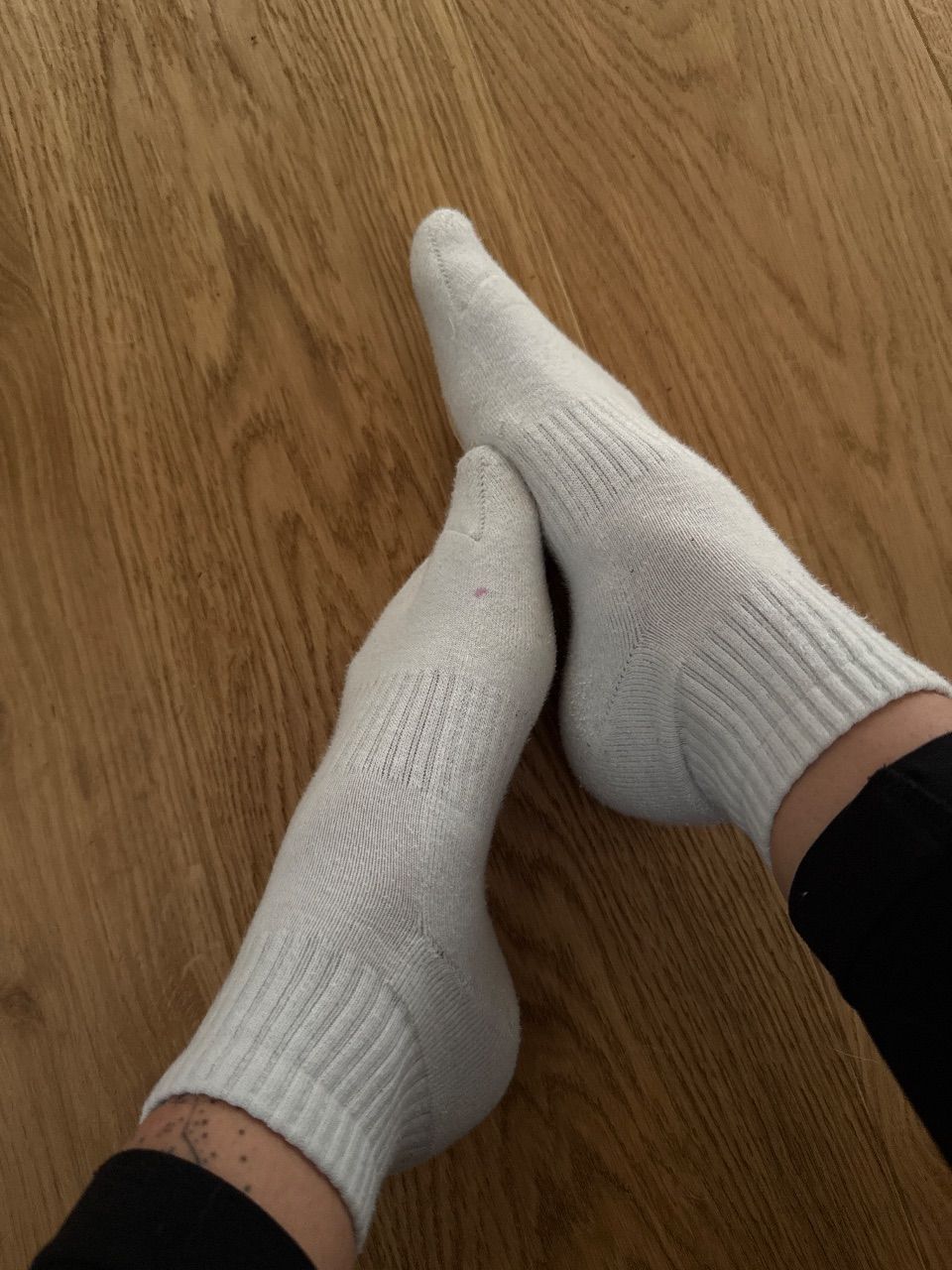 Soft White Socks Size 38