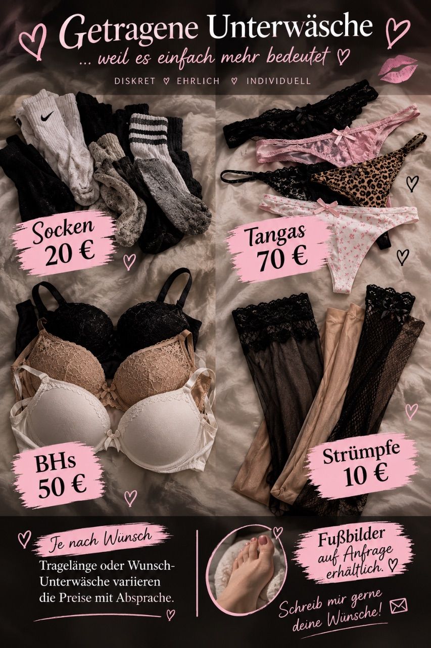 Getragene Unterwäsche/Socken/Strümpfe