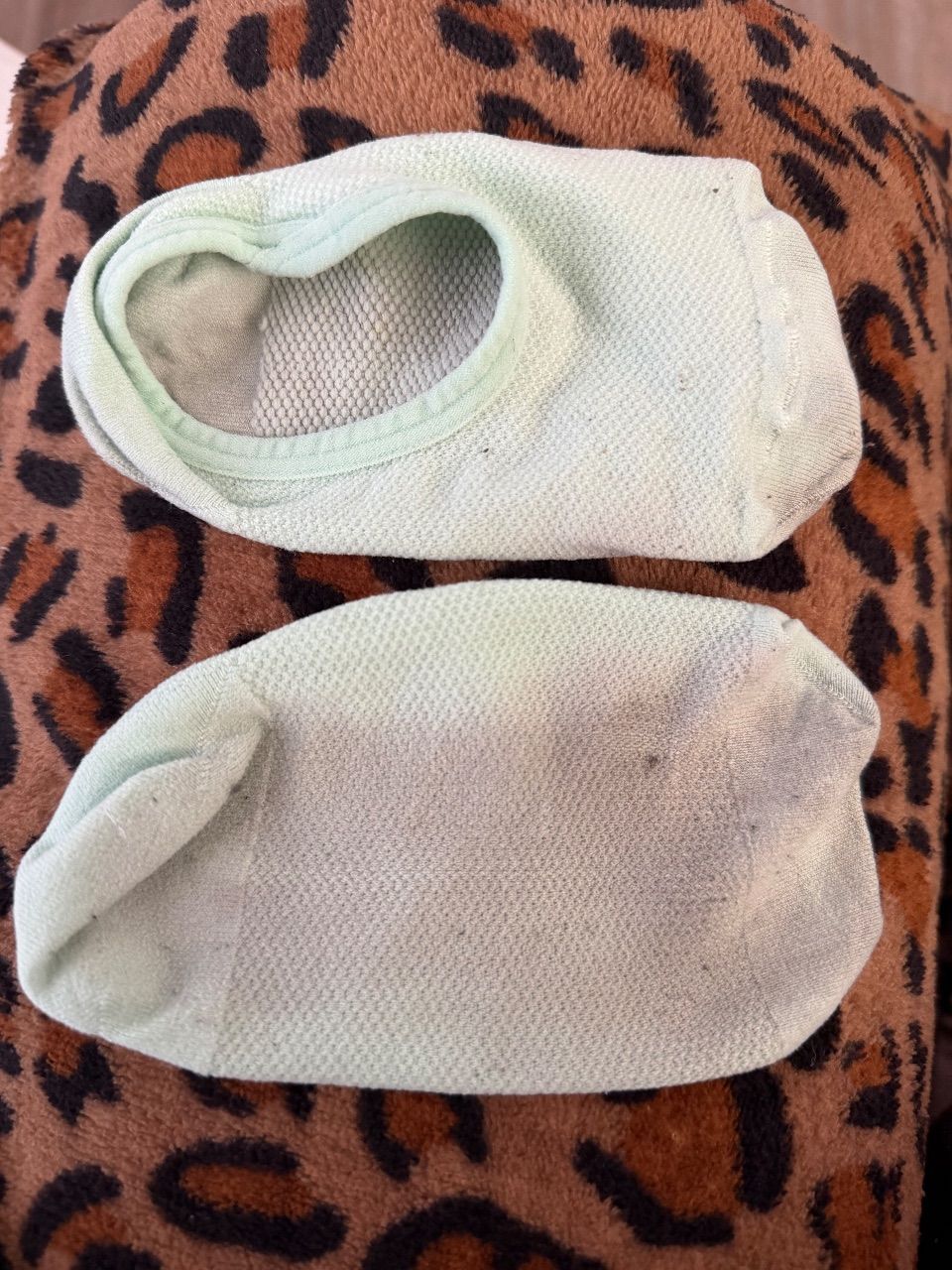Ohne Marke Türkise getragene Socken Size XS