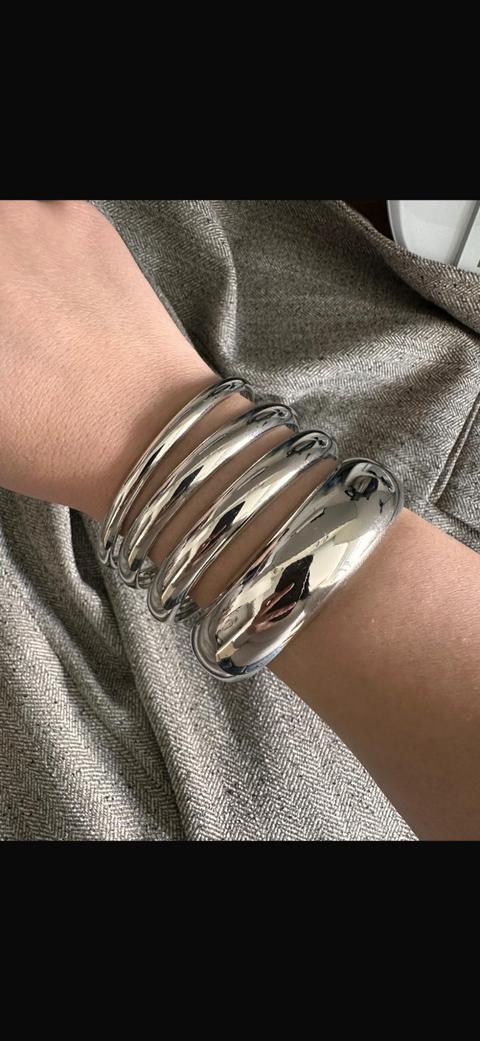 Armbänder 4er Set | silberfarben