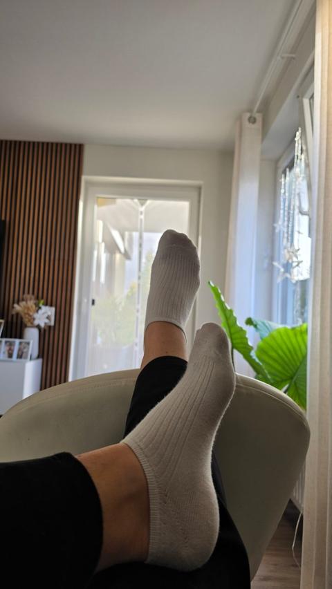 Meine weißen Socken – getragen 🤍 Size 37