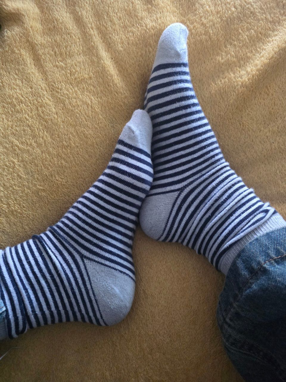 Getragene Socken 