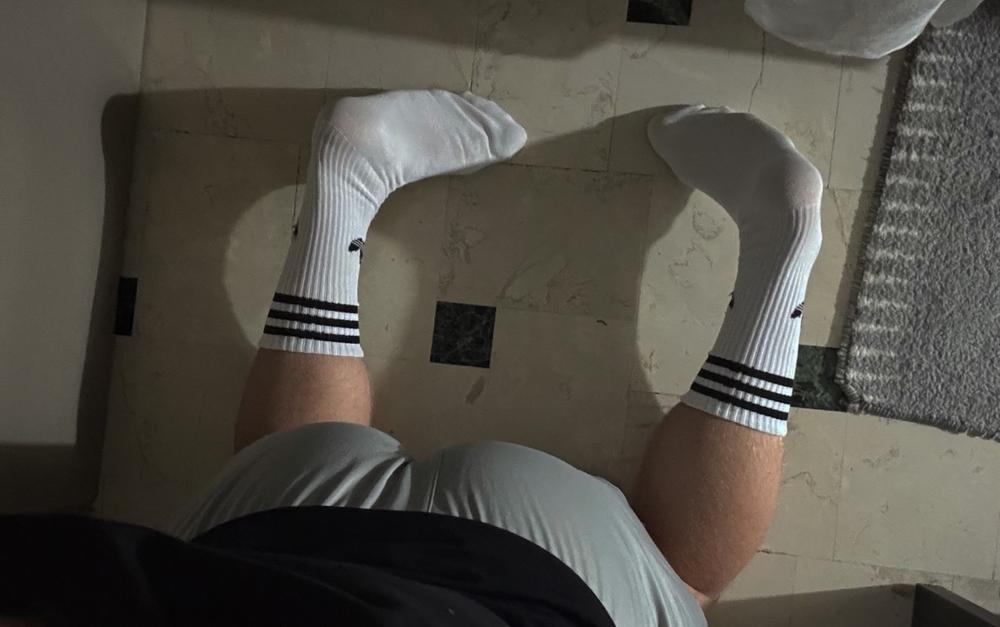 Weiße Adidas Socken)))