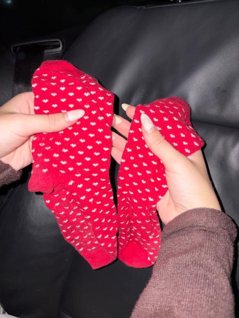 Getragene süße Socken