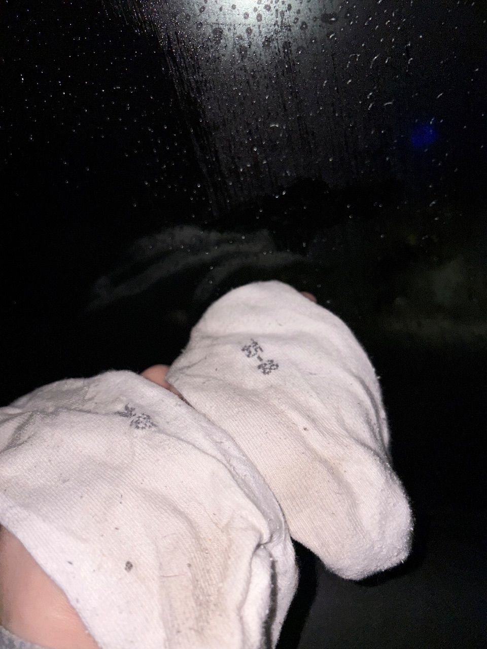 Getragene Socken 