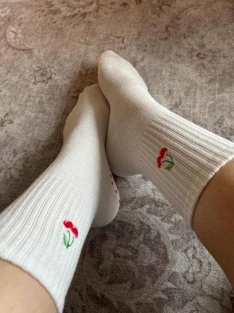 Getragene Pilates Socken Size 39