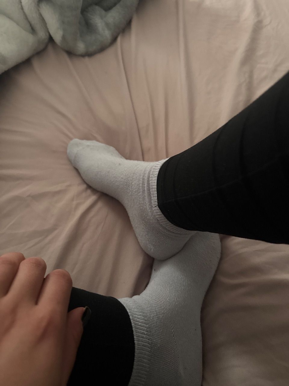 Getragene Socken 