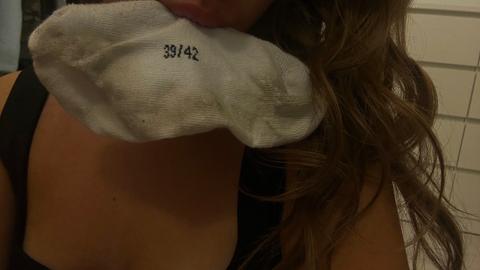 No brand dreckige getragene socken💋