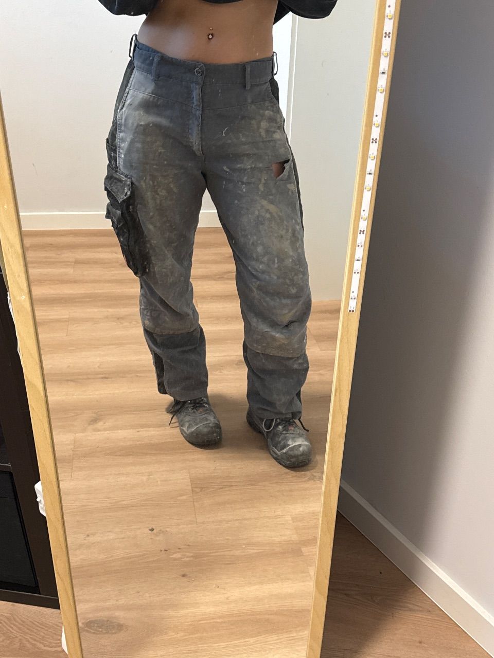 Engelbert Strauss Arbeitshose ungewaschen Handwerkerin Size S