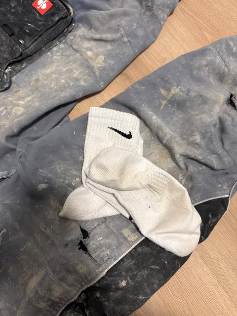 Nike Arbeitssocken getragen ungewaschen Size S