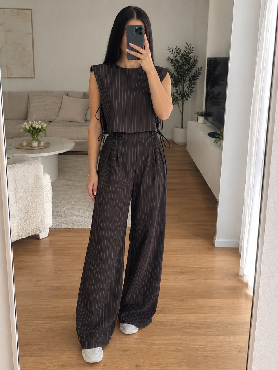Zweiteiler Set grau  Size L