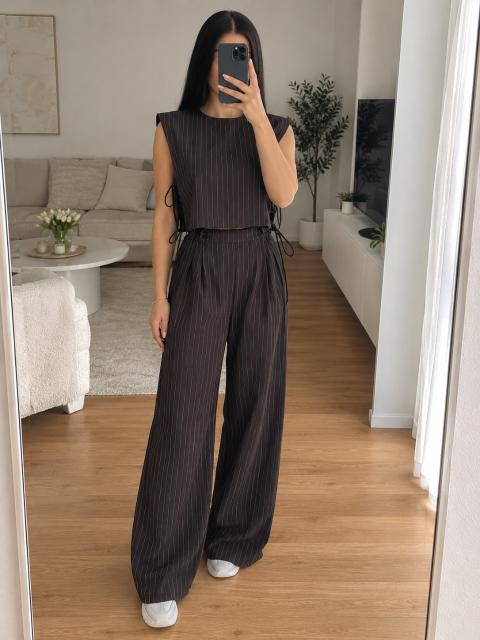 Zweiteiler Set grau Size L