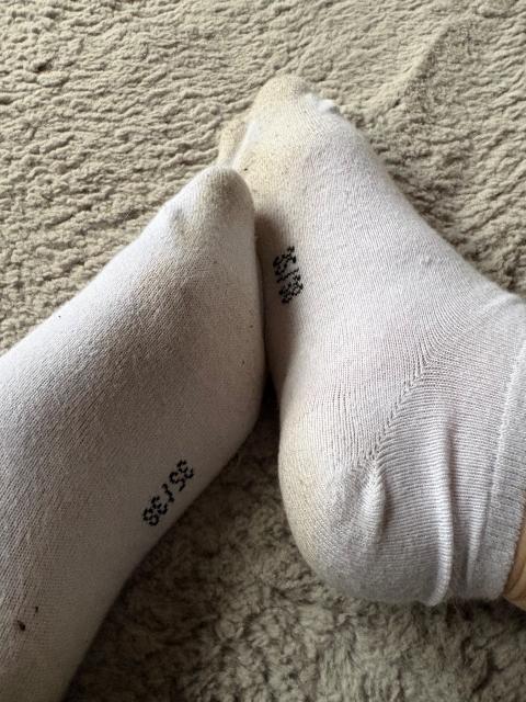 Ohne Marke Benutze, getragene Socken Size 38
