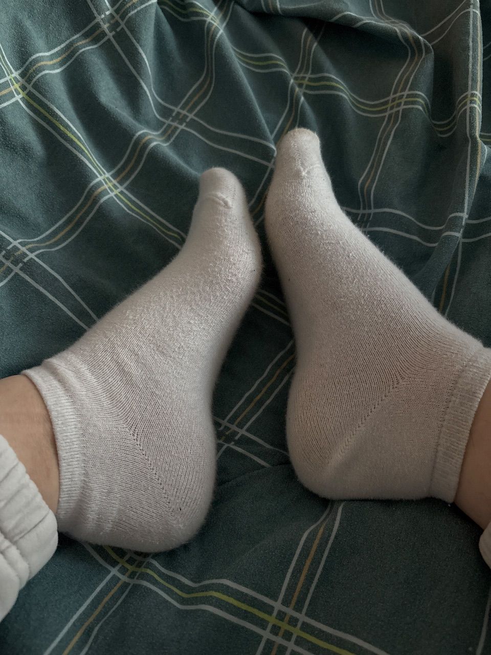 Ohne marke Getragene Weiße Socken Size M