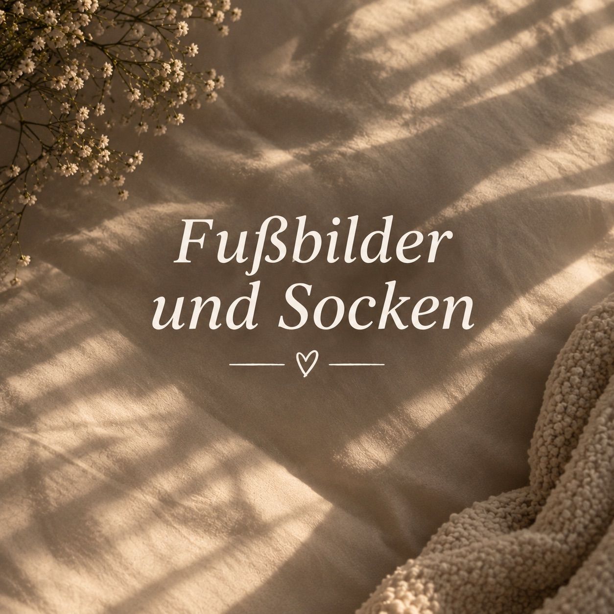 Fußbilder und Socken