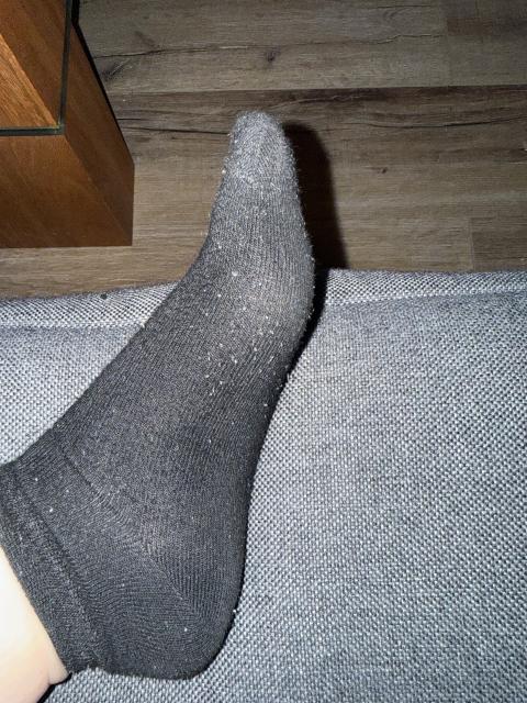 Getragene Socken Size M