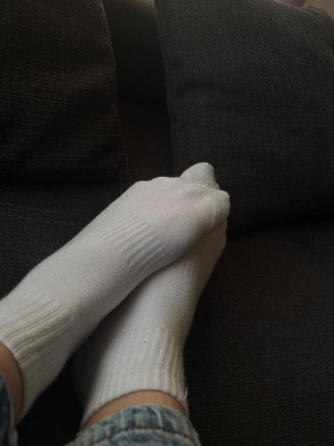 Getragen Socken
