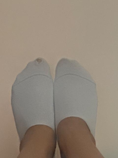 getragene Socken