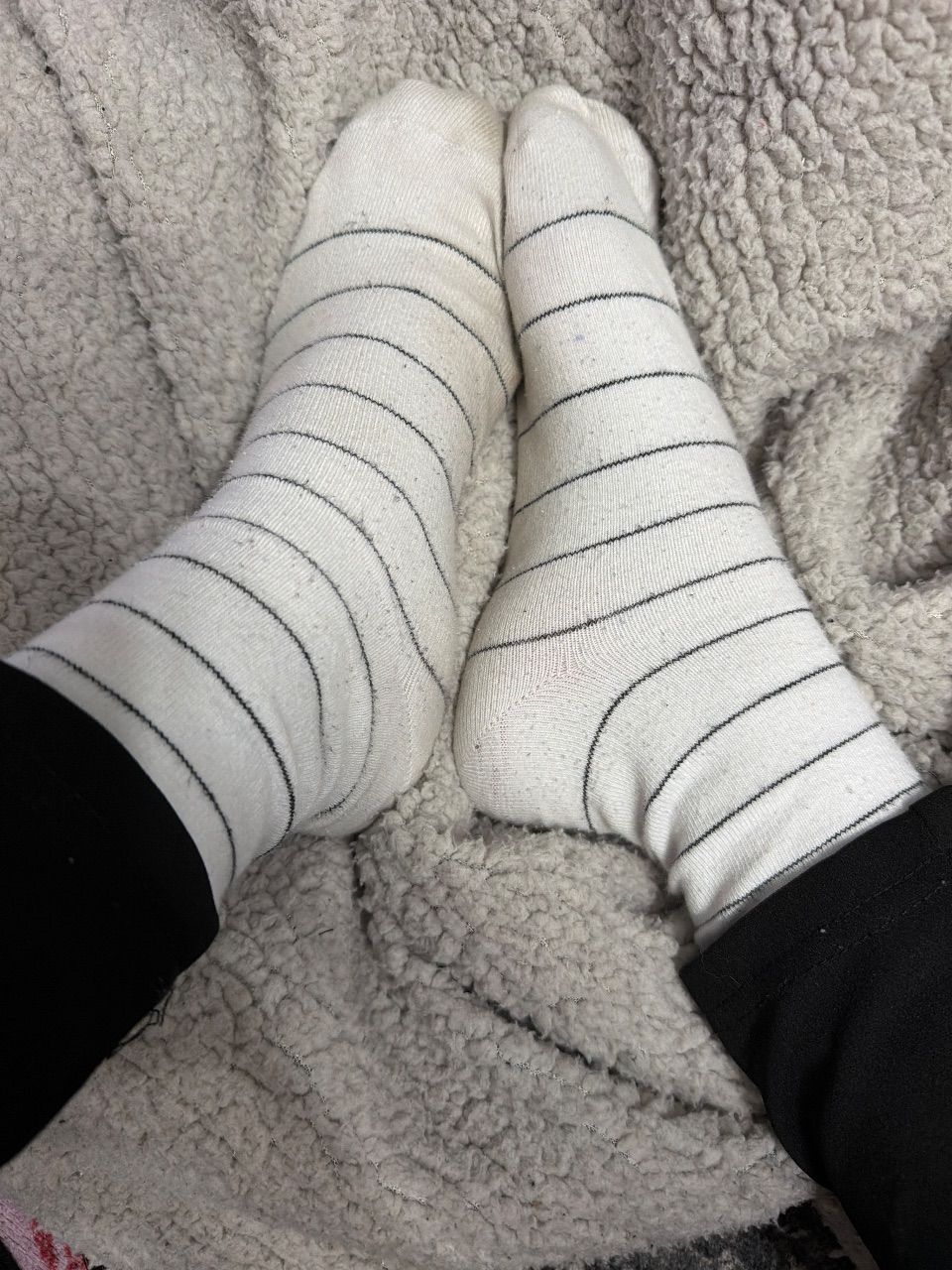 Getragene Socken