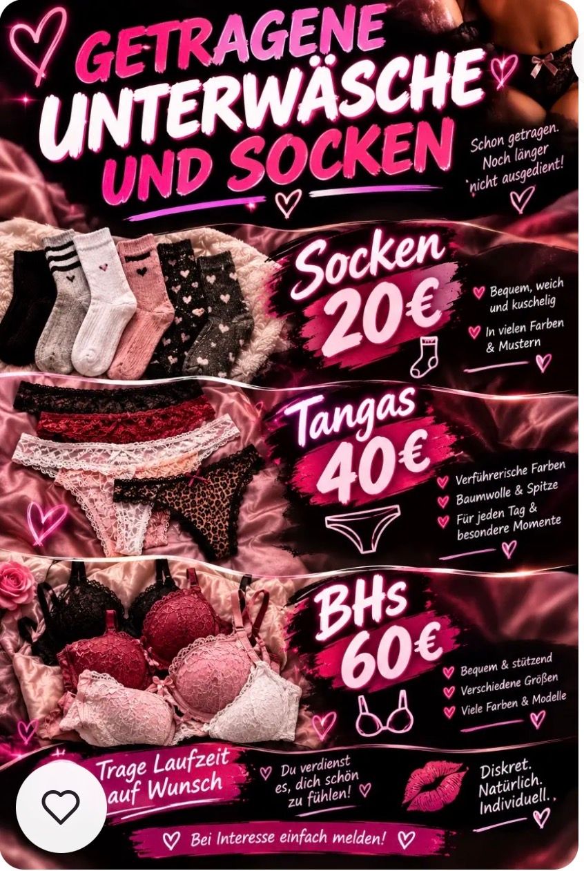 Socken, Tanga, BHs 