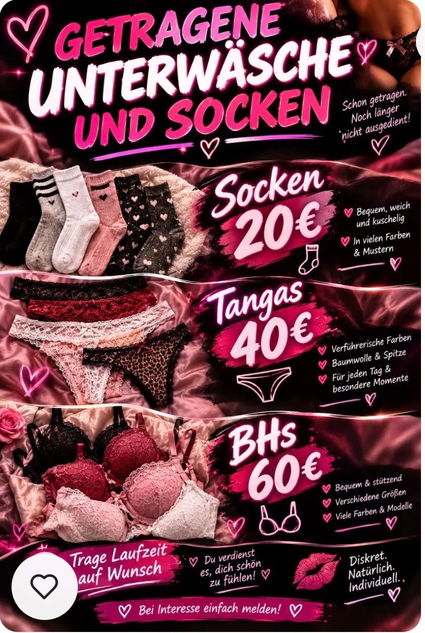 Socken, Tanga, BHs