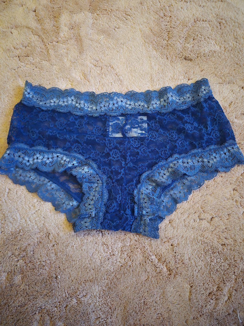 Ohne Marke Blaue durchsichtige Unterwäsche von Insua Size S