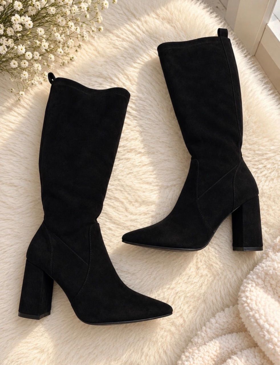 High Heel Stiefel schwarz Size 40