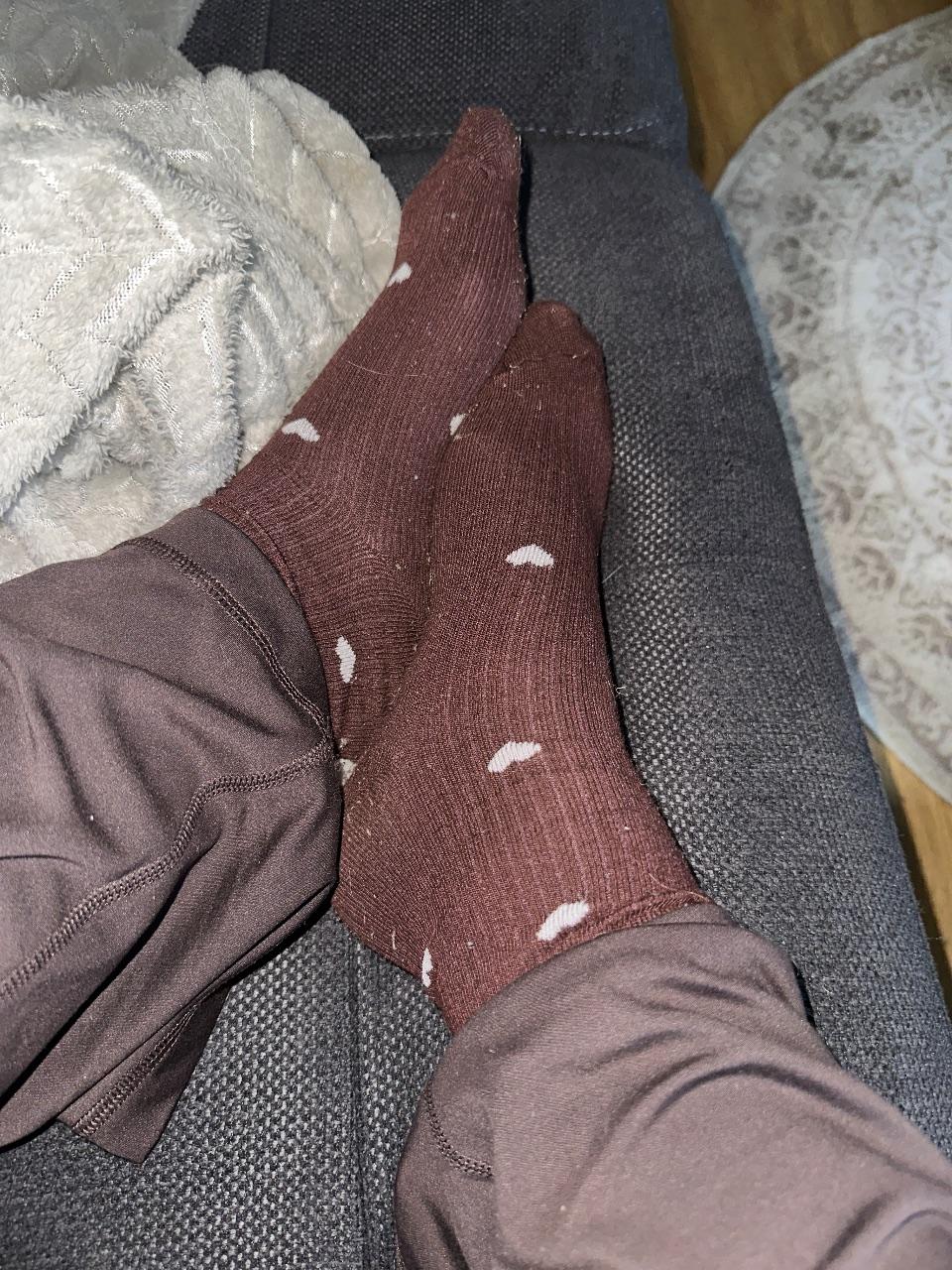 Getragene Herzchensocken
