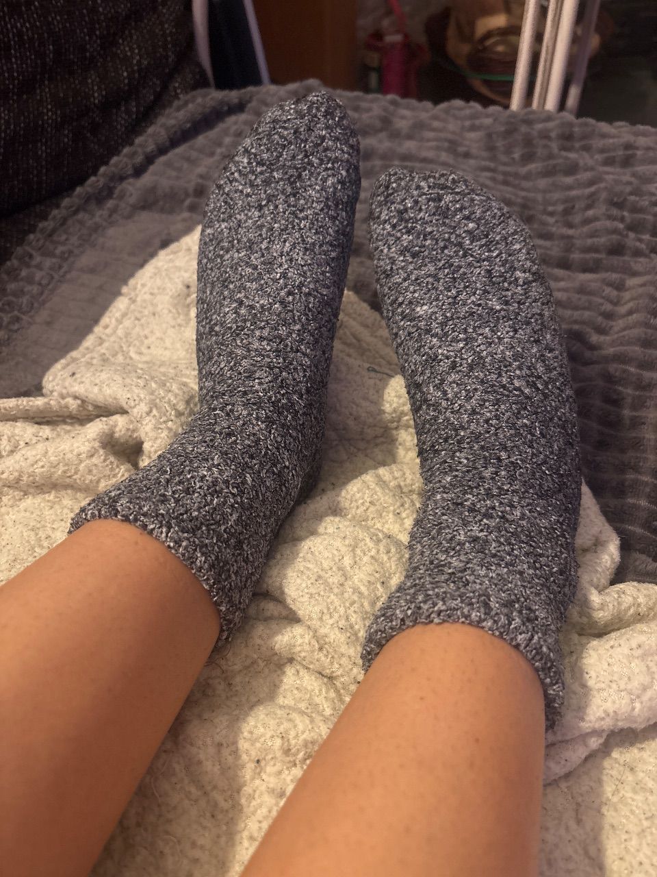 Ohne Marke Getragene Kuschelsocken