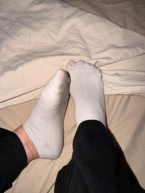 Weiße Socken