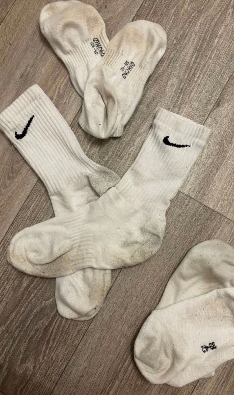 Getragene Socken