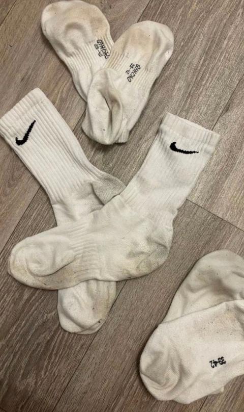 Getragene Socken