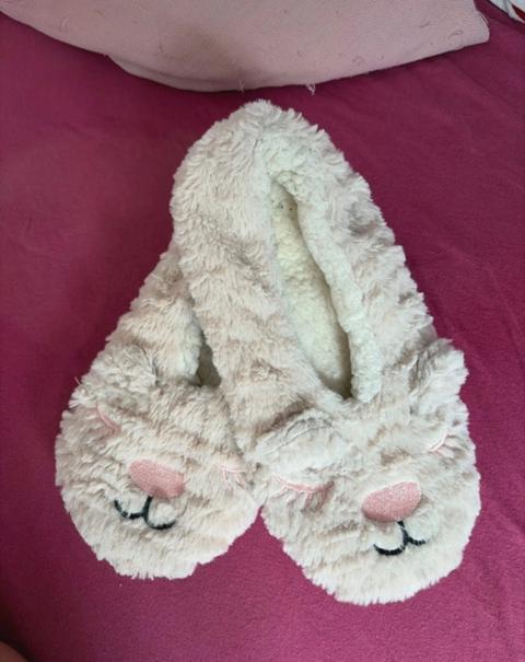 Ohne Marke Flauschige Häschen Hausschuhe Size 37