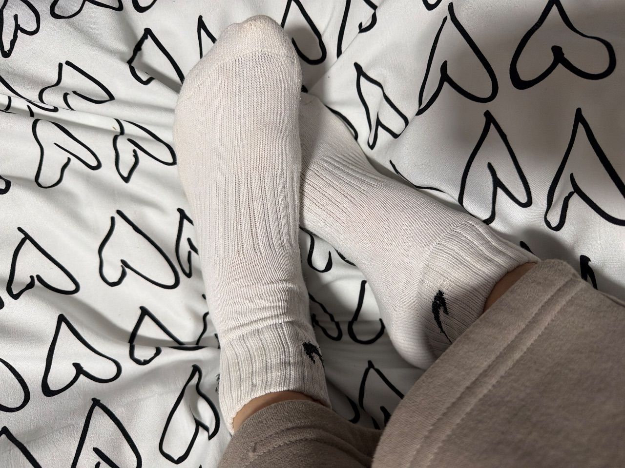 Ohne Marke Getragene Socken  Size 40