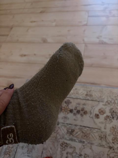Ugc Getragene Kuschelsocken in Olivgrün 🧦🤎 | 2 Tage getragen Size S