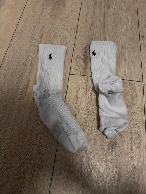 Ralph Lauren getragene weiße ralph lauren socken Size S