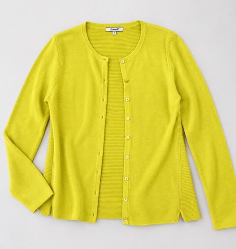 Donell Gelbe Strickjacke Size S