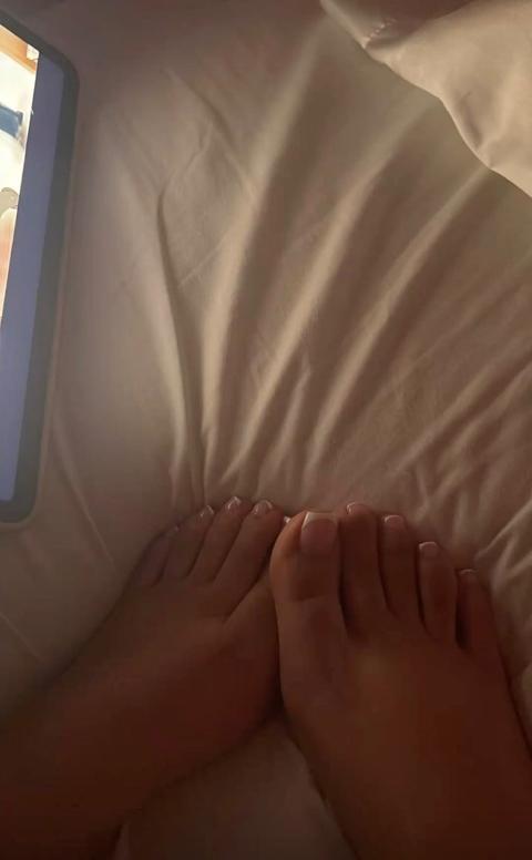 Getragene Socken+ Fußbilder Size S