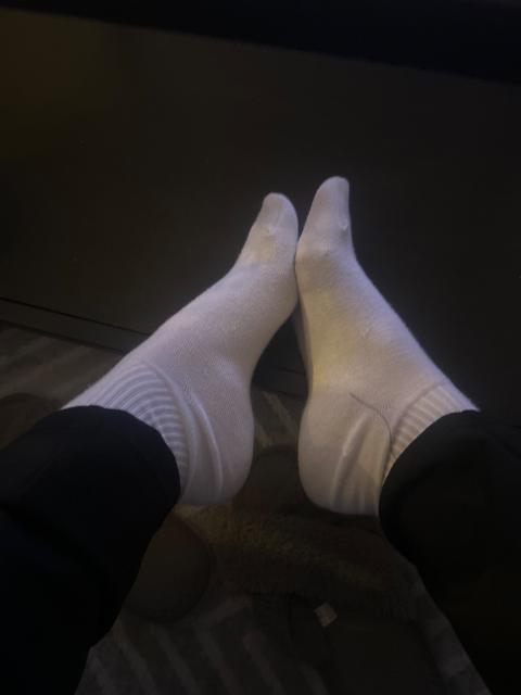 Weiße Socken Size M