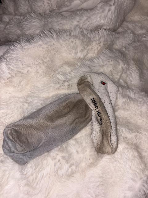 Ohne Marke Verschmutze getragene Socken Size 39