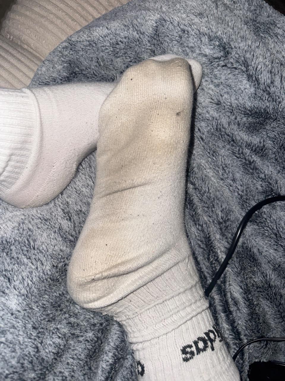 Weiße Adidas Söckchen