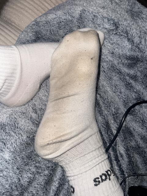 Weiße Adidas Söckchen